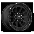 Grid Wheels G189237B8 18 x 9 in. 6 x 135 mm Bolt Pattern, 0 mm Offset & 108 mm Center Bore GD17 Series Matte Black Wheel
