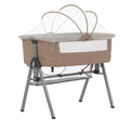 Dream On Me Lotus Bassinet and Bedside Sleeper in Brown. Lightweight. Carry Bag Included