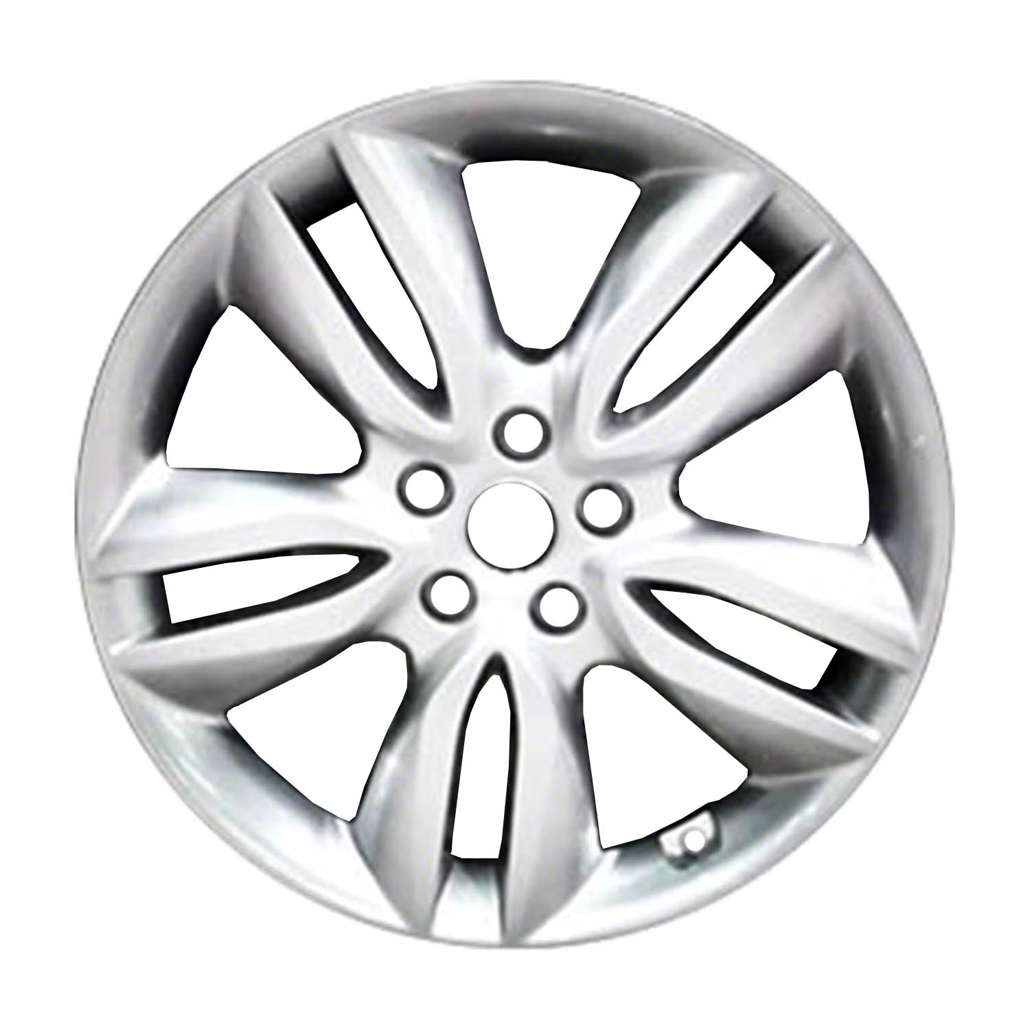 Remanufactured Painted Bright Silver Aluminum Wheel 19 x 7.5 529104Z195 fits 2013-2016 Hyundai Santa Fe Sport