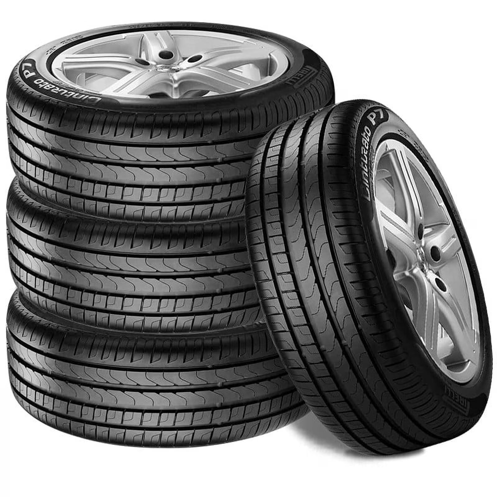 Set of 4 Pirelli Cinturato P7 225/55R17 97Y Summer Performance Run Flat Tires UHP P2479300 / 225/55/17 / 2255517 Fits: 2016-19 Chevrolet Malibu Hybrid, 2011-13 Chevrolet Impala LT