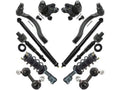 Front and Rear Shock Strut Coil Spring Ball Joint Kit 12 Piece - Compatible with 2006 - 2011 Honda Civic Sedan 2007 2008 2009 2010