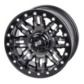 TUSK 4/156 Teton Beadlock Wheel 14x10 5.0 + 5.0 Gun Metal/Black for Polaris RZR XP 4 1000 Ultimate 2023-2025