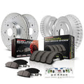 PowerStop Front and Rear Z23 Evolution Sport Brake Pad Rotor Drum and Shoe Kit Fits: BUICK GMC OLDSMOBILE Select Models K15045DK