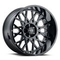24x12 Vision 412 Rocker Gloss Black Wheel 5x5 (-51mm)