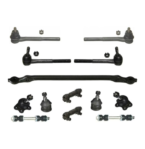 13 Pc Complete Front Suspension Kit Center Link Tie Rod Ends Adjusting Sleeves Upper Lower Ball Joints Fits select: 1992-1999 CHEVROLET GMT-400, 1995-2000 CHEVROLET TAHOE