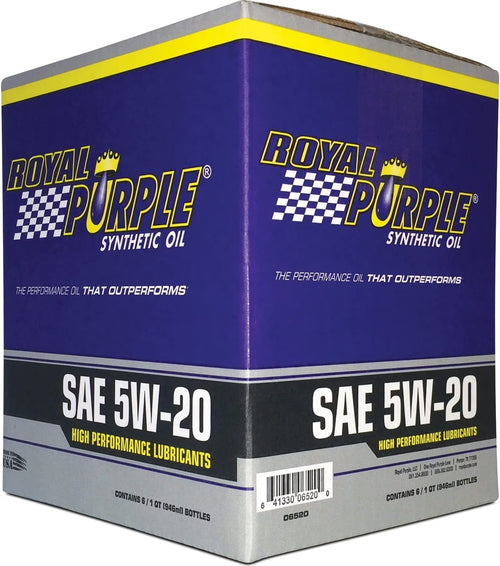 01520 SAE Multi-Grade Synthetic Motor Oil 5W20 Pack of 6 Quarts