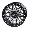 4/156 Tusk Teton Beadlock Wheel 15x7 5.0 + 2.0 Machined/Black For POLARIS Sportsman 570 Trail 2022