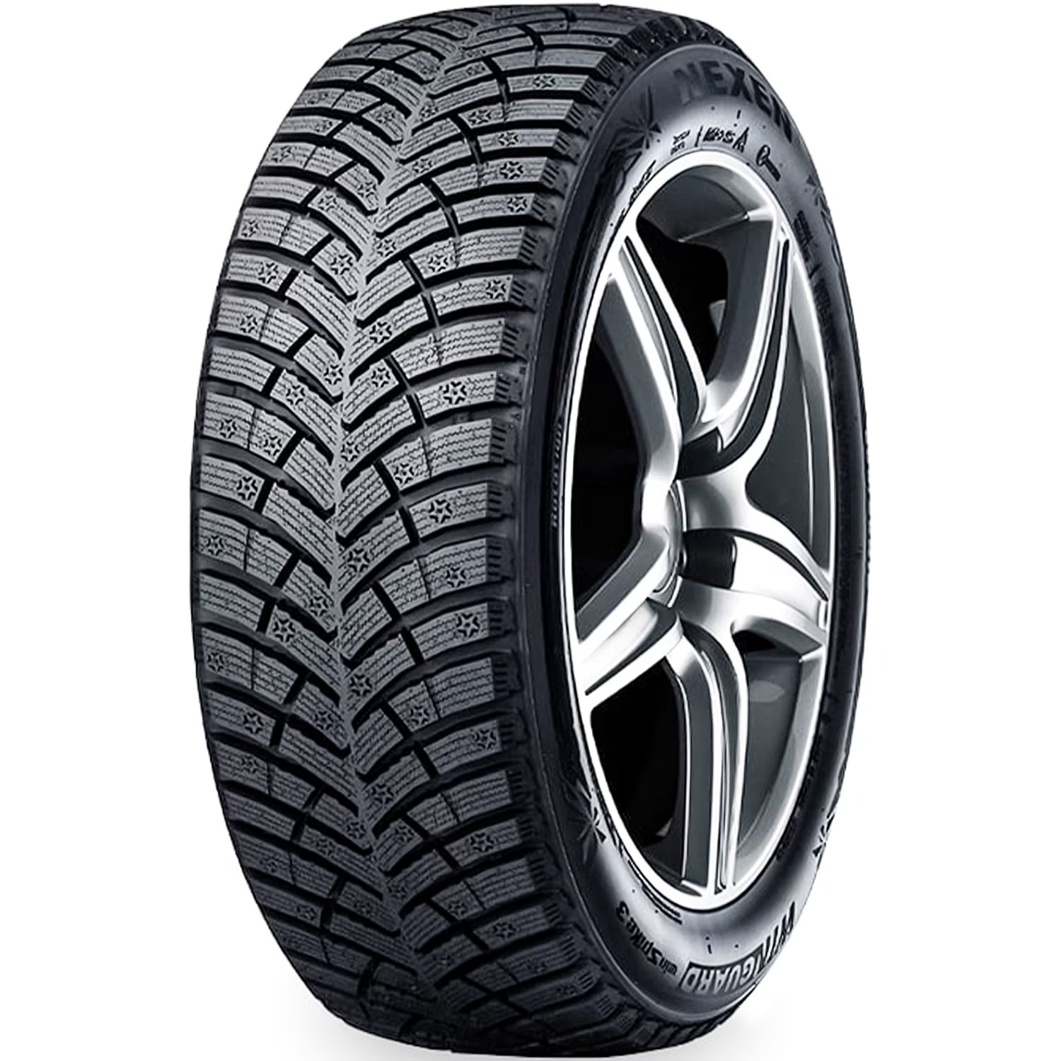 Set of 4 (FOUR) Nexen Winguard Winspike 3 225/50R17 98T XL Snow Winter Tires Fits: 2012-15 Chevrolet Cruze LT, 2016 Chevrolet Cruze Limited LT