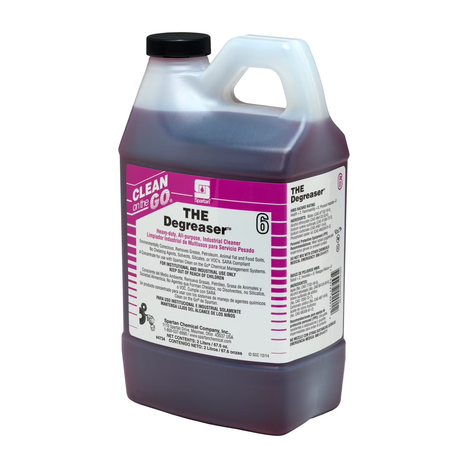 Spartan Clean on the Go Degreaser 6 - 2 L , 4/cs
