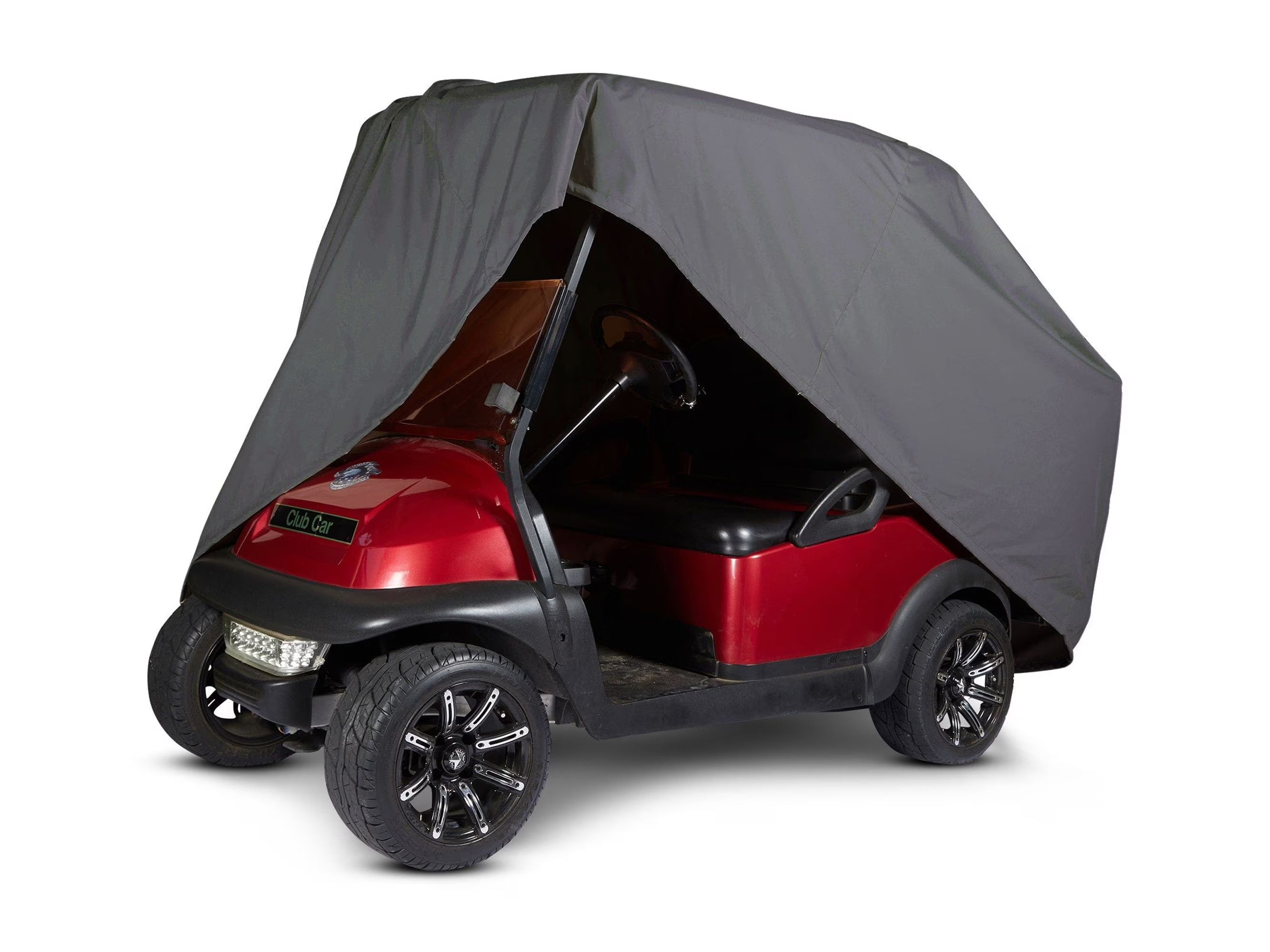Covermates Golf Cart Cover - Light Weight Polyester, Weather Resistant, Drawcord Hem, Power Sports Covers, Charcoal