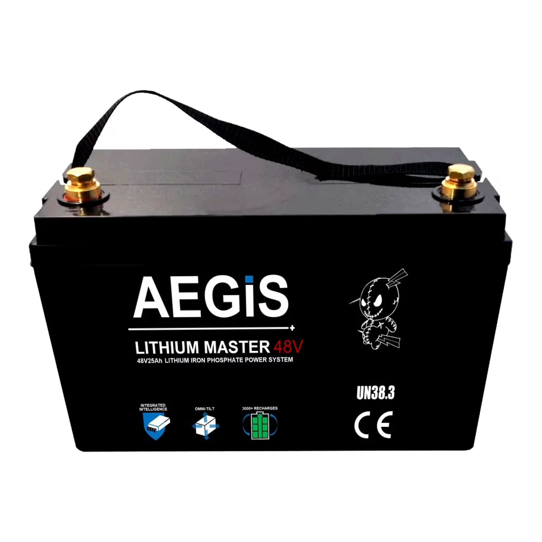 Aegis Battery 48v 25ah LiFePO4 Deep Cycle Lithium Battery