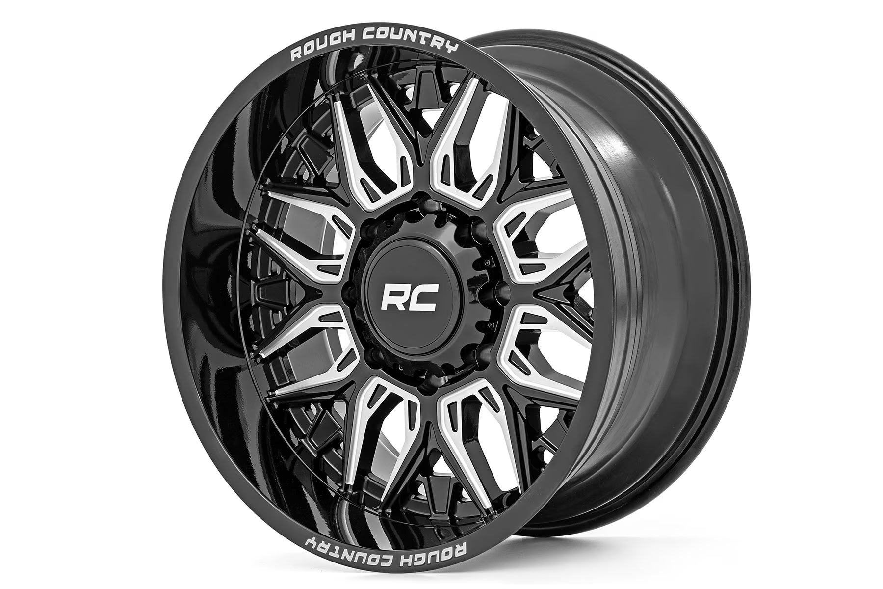 Rough Country 86 Series One-Piece 20x10 8x6.5 Gloss Black Wheel - 86201010 Fits select: 1999-2010 CHEVROLET SILVERADO, 1994-2001 DODGE RAM 1500