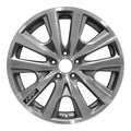 New Aftermarket Machined and Painted Medium Charcoal Metallic Aluminum Wheel 19 x 8 fits 2013 Honda Accord EX Sedan 4-Door