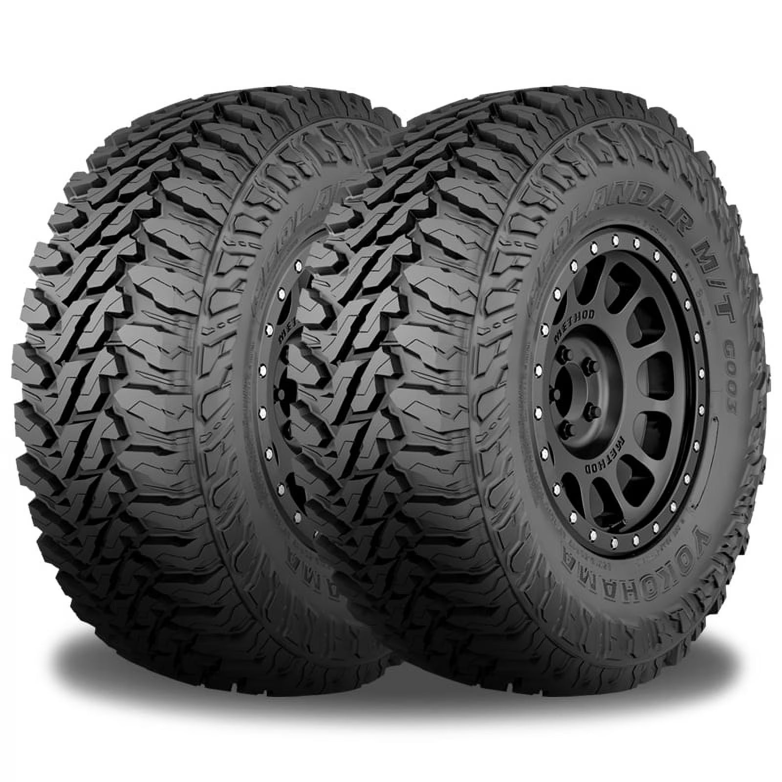 2 Yokohama Geolandar M/T G003 295/70R18 129Q Off-Road Load E Mud Tires 10 PLY 110133325 / 295/70/18 / 2957018