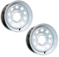 eCustomrim 2-Pack Trailer Rim Wheel 15X6 6 Lug White Modular