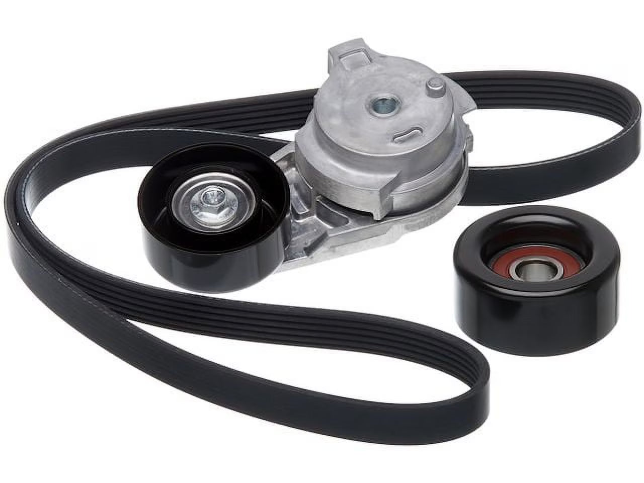Serpentine Belt Drive Component Kit - Compatible with 2002 - 2009 Chevy Trailblazer 4.2L 6-Cylinder GAS 2003 2004 2005 2006 2007 2008