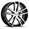 Raceline 145M-ENCORE 16  Cast Aluminum Wheel, ENCORE BMF 16X7 4X100/4X114.3 +40mm Fits select: 2002 HONDA ACCORD SE, 1998-2001 HONDA ACCORD EX