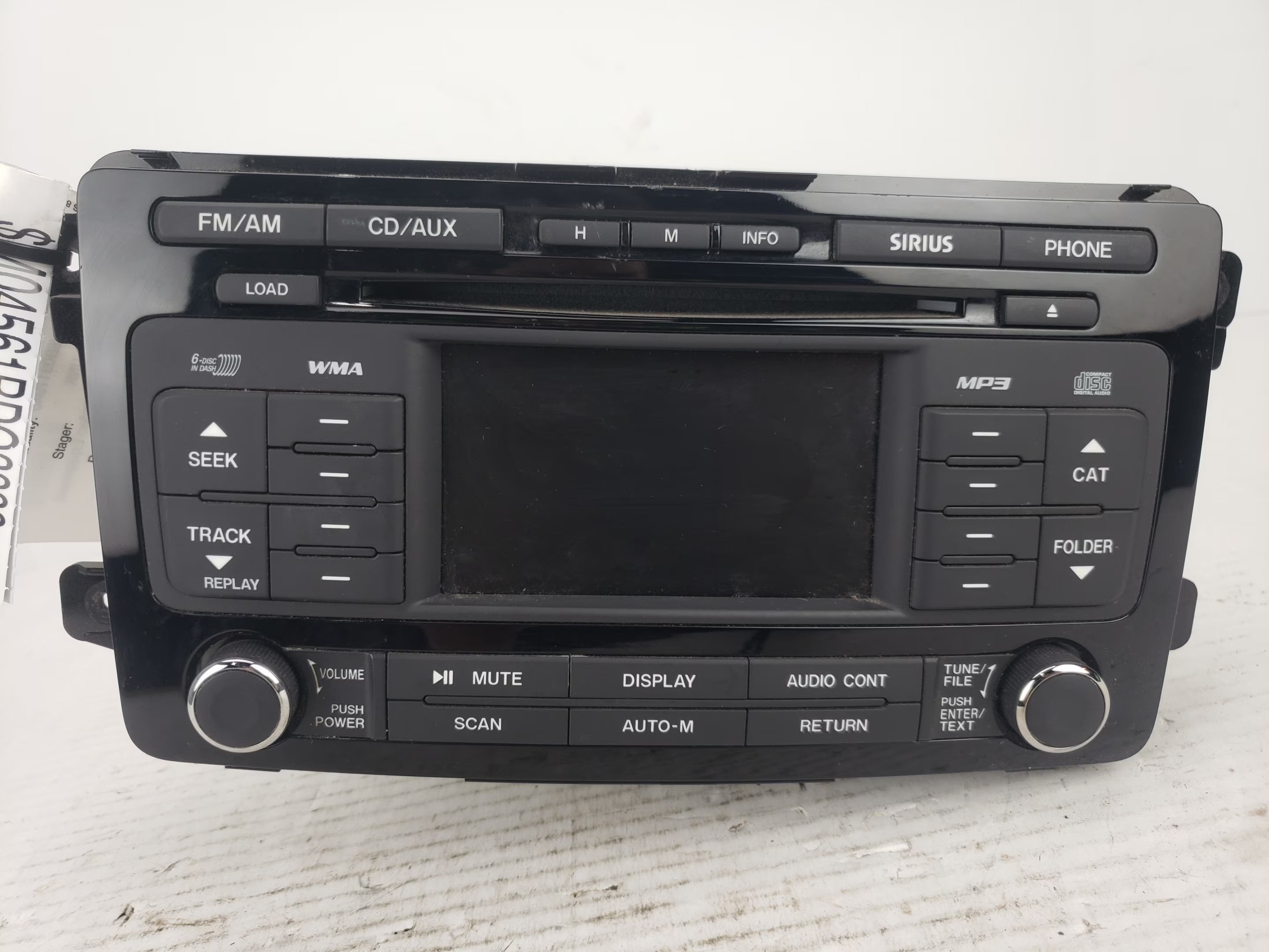 Pre-Owned 11 12 Mazda CX-9 AM FM 6CD Satellite Radio Receiver OEM - Verify Specific Vehicle Fitment In Description - (Good)