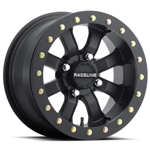 14x7 Raceline A71B Mamba UTV Beadlock Black Wheel 4x156 (30mm)