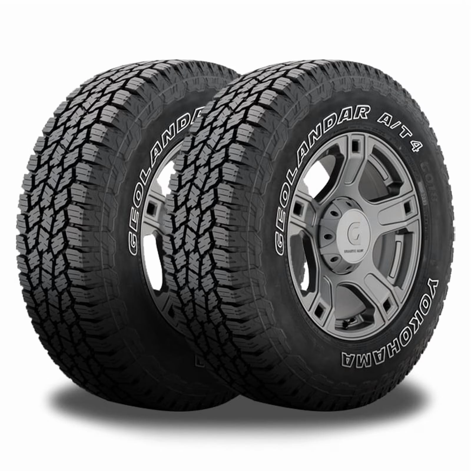 2 Yokohama Geolandar A/T4 G018 315/75R16 127R All Terrain 55K Mi Warranty 10 PLY 110101818 / 315/75/16 / 3157516