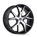 Kraze Spltz-Kr146 26X10 5X115/5X120 18Et 74.1Cb Black/Machined