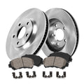 Callahan Brake Parts Brake Kit for Ford Explorer 2002-2005, Mercury Mountaineer 2002-2005 Front Replacement Brake Rotors with Ceramic Brake Pads EBYK017673