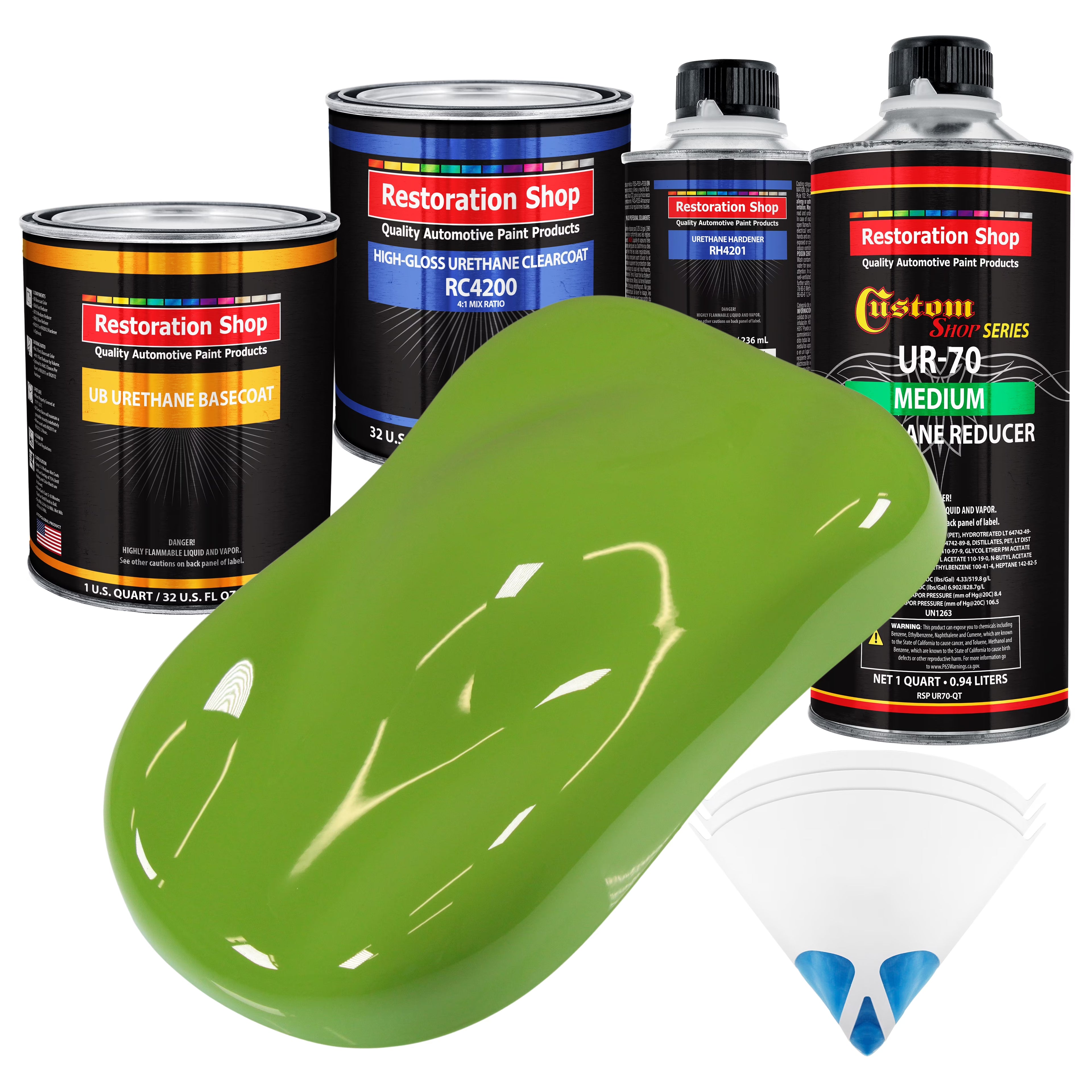 Sublime Quart URETHANE BASECOAT CLEARCOAT Car Auto Body Paint Kit