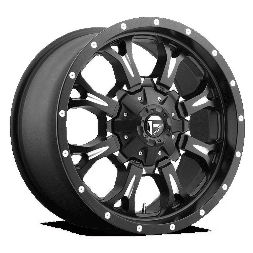 Fuel 1PC Aluminum Rim D517 KRANK 18X9in Matte Black Milled Finish, D51718908257