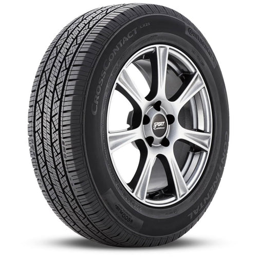 1 Continental CrossContact LX25 235/55R19 101H All Season 70K Mi Warranty 740AA 15491550000 / 235/55/19 / 2355519