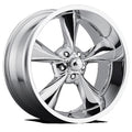 17x8 B/G Rod Works Old School Chrome Wheel 5x4.75 (6mm)