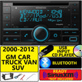 FITS CHEVY-GMC TRUCK-VAN-SUV Cd Bluetooth Usb Radio Stereo Double Din Dash Kit