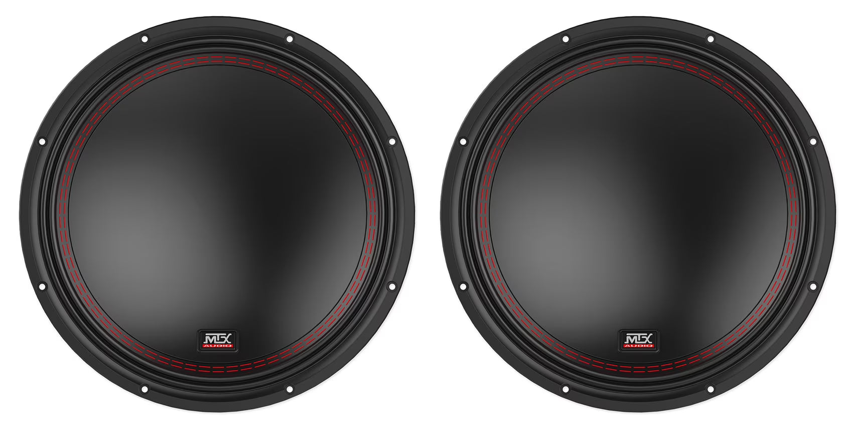 (2) MTX 5512-44 12  1600 Watt Peak DVC 4-ohm Car Audio Subwoofers Subs
