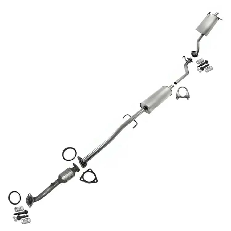Manifold Back Exhaust System Kit Compatible for 2010-2011 Honda CRV 2.4L - Stainless Steel