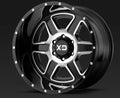 20  Black With Natural Face XD832 Wheel by KMC Wheels XD83229050518