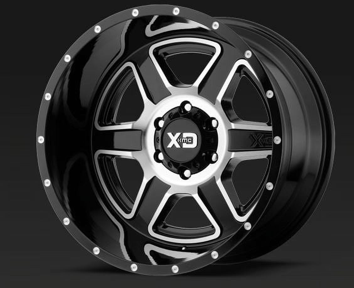 20  Black With Natural Face XD832 Wheel by KMC Wheels XD83229050518
