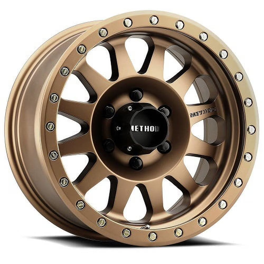 15x8 Method MR304 Double Standard Bronze Wheel 5x4.5 (-24mm) Fits select: 2006-2022 HONDA CIVIC, 1996-2015 TOYOTA TACOMA
