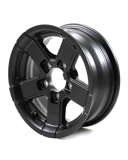 15X5 5-Lug on 4.5  Aluminum Series 07 Trailer Wheel - 755545FPBM