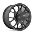 Rotiform 1PC Cast Aluminum Rim R187 19X8.5 5X4.25/120 G-BLK 45MM, R187198523+45