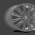 Asanti Abl30 Corona Truck 24X10 6X135 30Et 74.1Cb Gloss Black Wheel