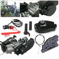49cc 2-Stroke Engine Motor Kit for Pocket Bike, Mini Dirt Bike, ATV & Scooter ?C High Performance, 40mph Speed, Includes Carburetor, Fuel Tank, Throttle Cable & More