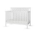 Child Craft Hampton 4-in-1 Convertible Crib. Flat Top Panel Design. 3 Mattress Heights. Matte White