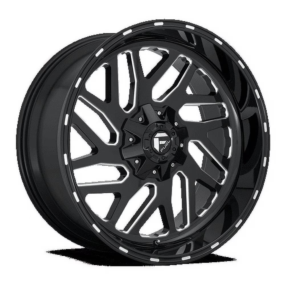 Fuel 1PC Aluminum Rim D581 TRITON 22X12in Gloss Black Milled Finish, D58122209846