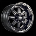 Grid Wheels 12955M151 10 in. 20 x 9.0 in. Bolt 5 x 150 in. 15 mm Offset 110.3 mm Bore Wheel, Matte Black