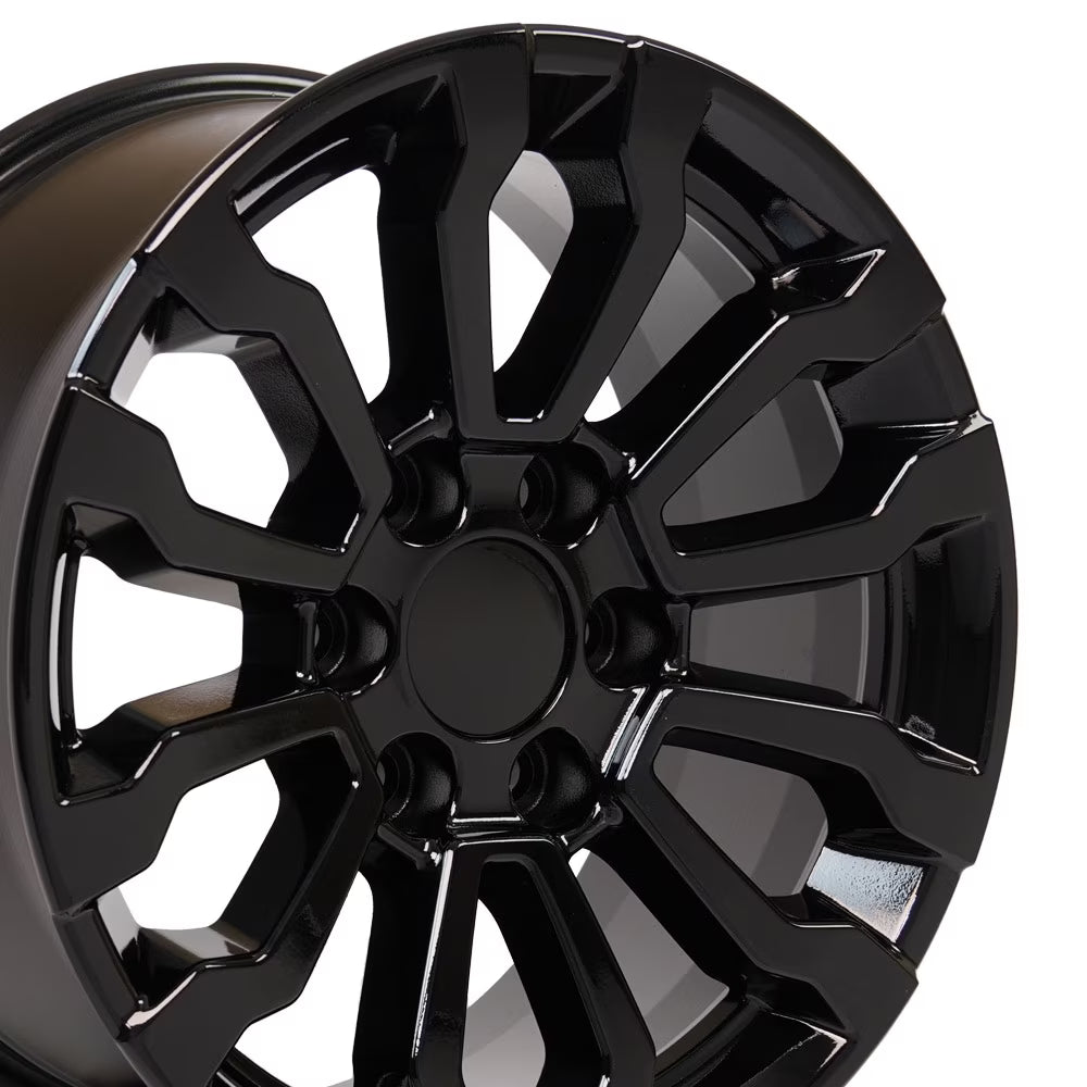 18x8.5 OE Wheels CV35 Gloss Black Wheel 6x5.5 (24mm)