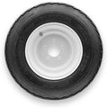 RubberMaster 20.5x8.0-10 (205/65D10) 8 Ply Highway Rib Tire and 5 on 4.5 Stamped