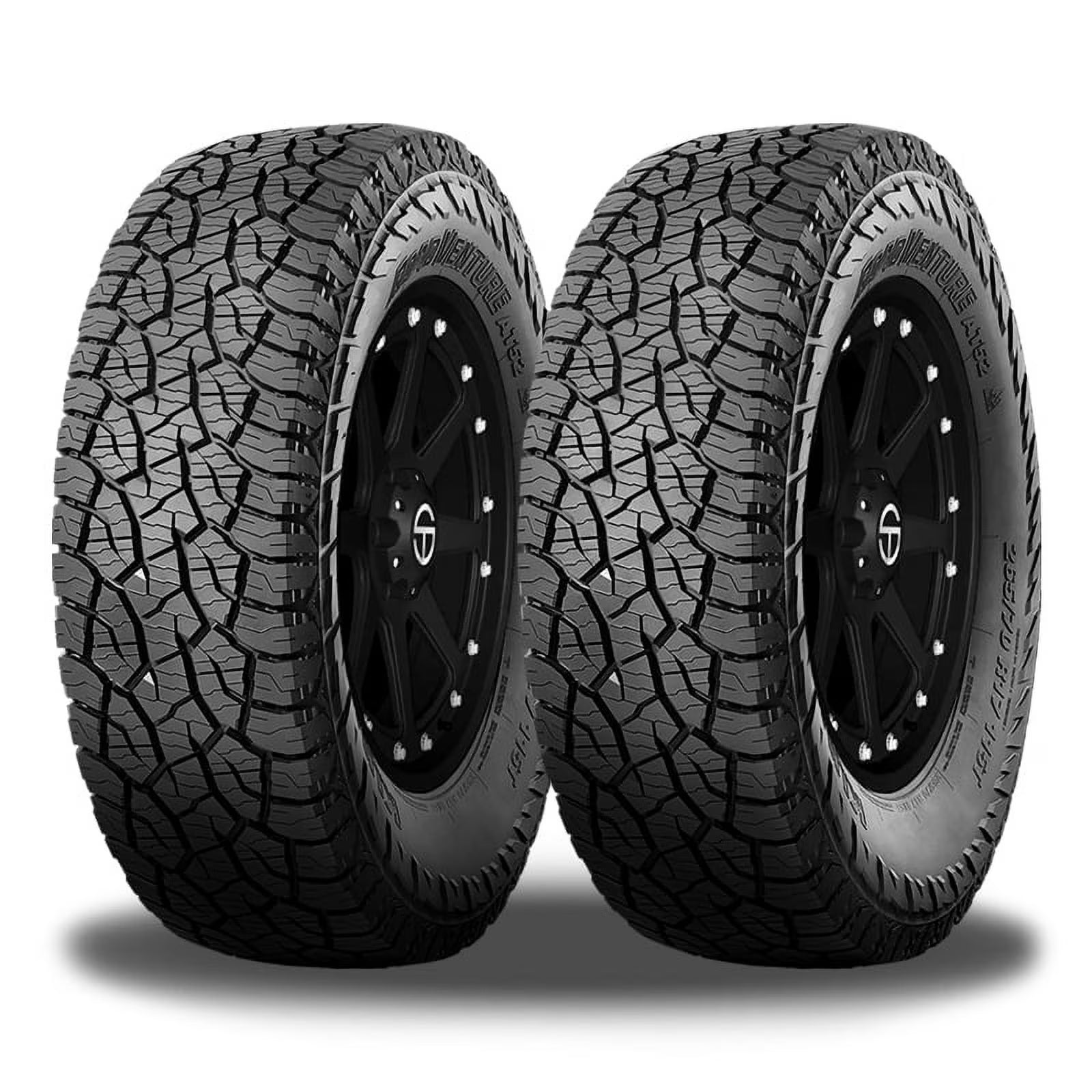 2 Kumho Road Venture AT52 235/80R17 120R 10 PLY All Terrain Truck SUV 3PMSF Tire 2283873 / 235/80/17 / 2358017