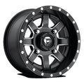 Fuel UTV Aluminum Rim D538 MAVERICK 14X7in Matte Black Milled Finish, D5381470A544