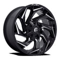 Fuel D753 Reaction 20X9 6X135/6X139.7 1Et 125.2Cb Gloss Black Milled Wheel