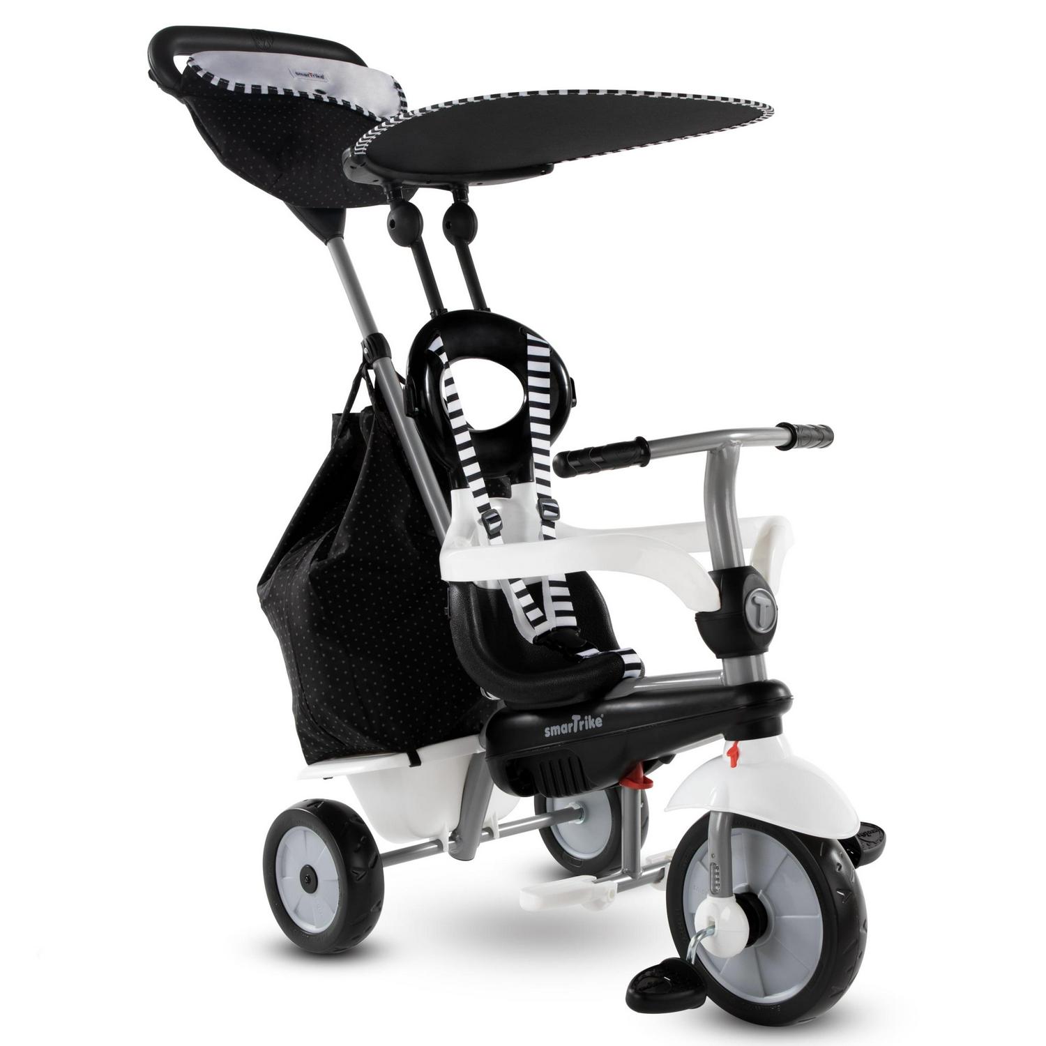smarTrike Vanilla Plus. 4-in-1 Toddler Tricycle. 15M+. Black & White