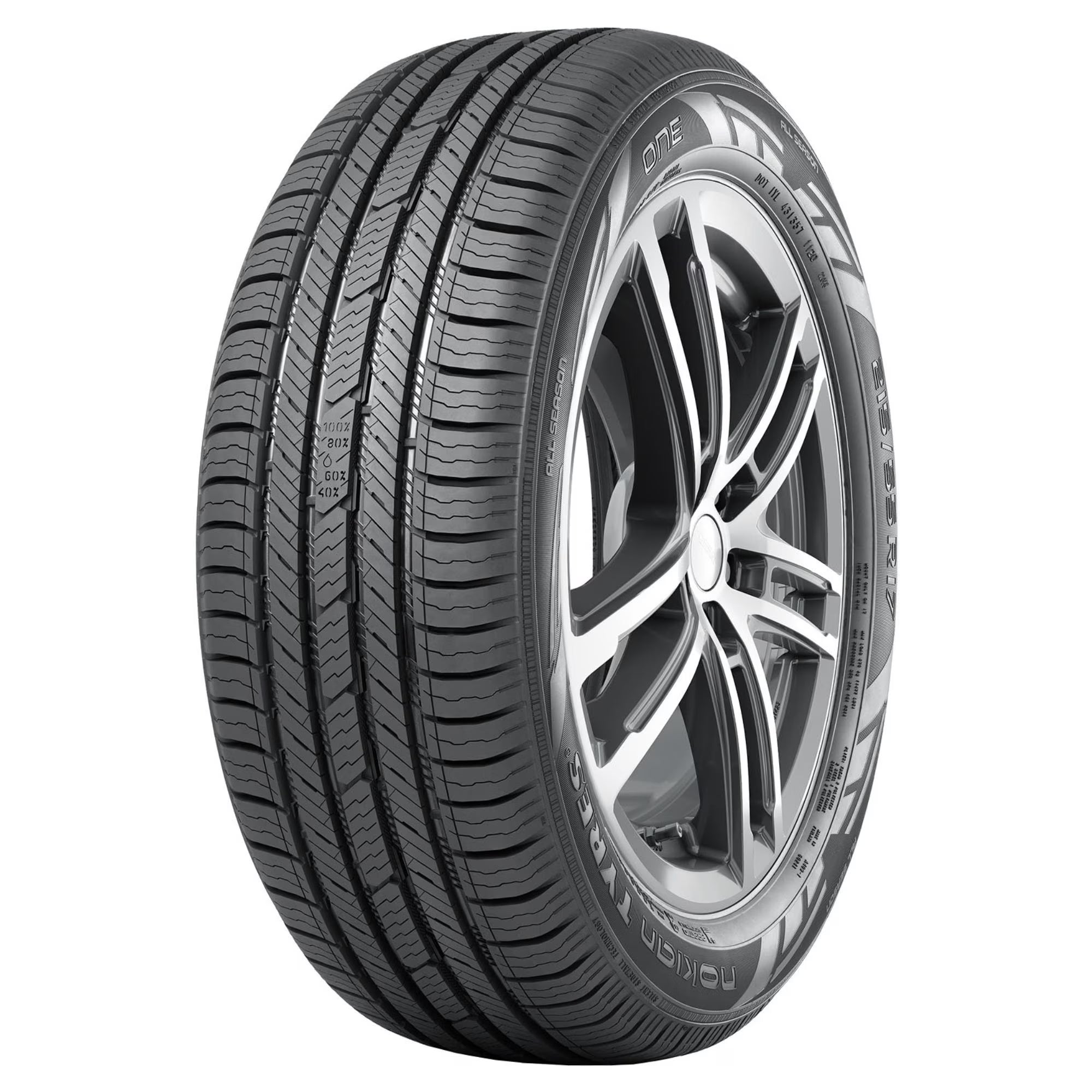 Set of 2 Nokian One 235/45R18 98V XL Tires Fits: 2010-12 Nissan Altima SR, 2013-14 Honda Accord Sport